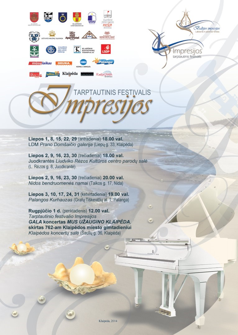 I Tarptautinis festivalis IMPRESIJOS (2014) / 1 st International Festival IMPRESSIONS (2014)